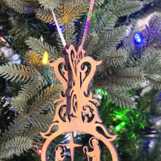 Christmas Ornament 5, Personalizable Ornament, Christian Ornament