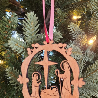 Christmas Ornament, Personalizable Ornament, Christian Ornament, free personalization